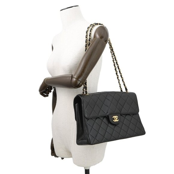 CHANEL Matelasse Double Face Chainshoulder Lambskin Black - Picture 3 of 16